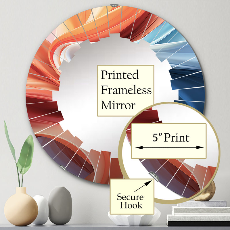 Miroir mural Artemon, 24 po x 24 po