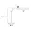 Lampe de bureau 23,5 po Guernsey-331402619