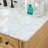 Rivers 48'' Single Bathroom Vanity with Carrara Marble Top-73360011