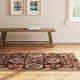 Arden Handmade Wool Burgundy Rug