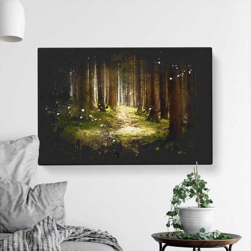 Green Forest Vol.6 - Wrapped Canvas, 60cm H x 91cm W x 3cm D
