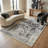 Rug Branch Huda 8' x 11' (7'10" x 10'10") Black/Grey Oriental Indoor Area Rug, Traditional, Low Pile, Stain-Resistant Carpet - Living Room, Bedroom, Dining Room, and Kitchen-2116565350
