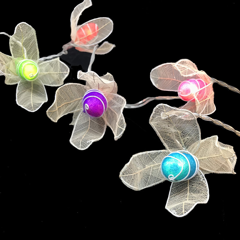 Yatra LED Natural Cocoon String Light, Rainbow