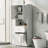 Tall Bathroom Cabinet With Laundry Basket-121106478