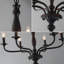 6 - Light Black Candle Chandelier