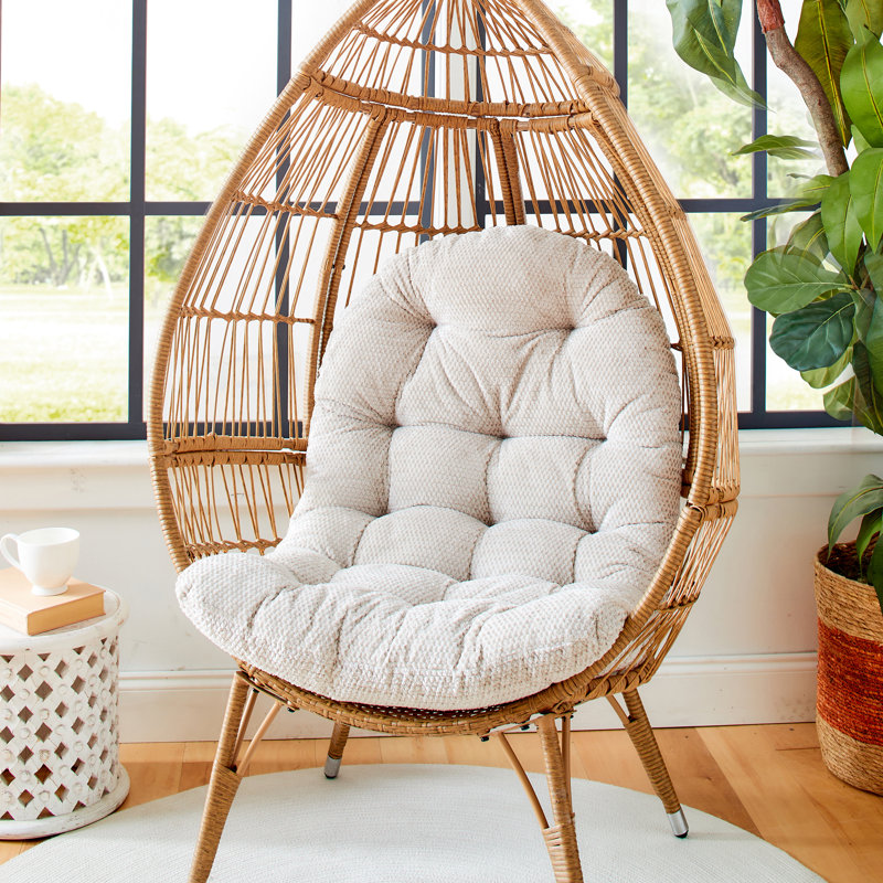 Indoor Sutherland Egg Chair Seat Cushion, Sutherland Peyote