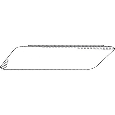 Plafonnier encastré rectangulaire 2 lumières l 11,75 po x L 50,5 po avec diffuseur en acrylique blanc lisse
