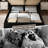 Full Size Lift Up Storage Bed Frame With Wingback Headboard, Linen Upholstered Platform Bed With Heavy Duty Wooden Slats Support, Underneath Hydraulic Storage, No Box Spring Needed, Black