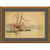 Dutch Landscape Study Print by Soicher Marin Archives