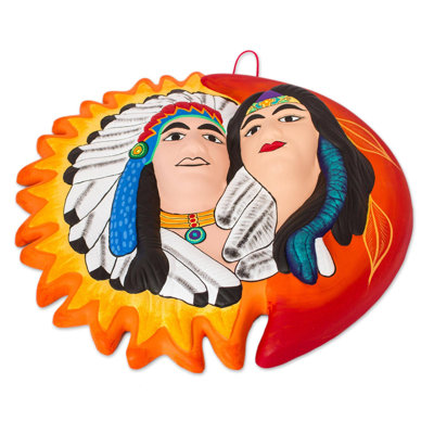 Décoration murale en céramique apache eclipse