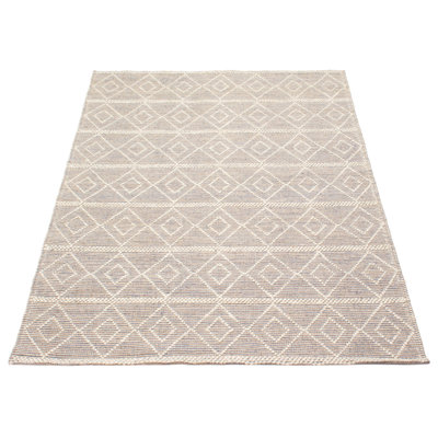 Derean Performance Hand Braided Wool Rug