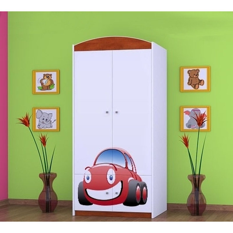 Ares 2 Door Wardrobe, Red