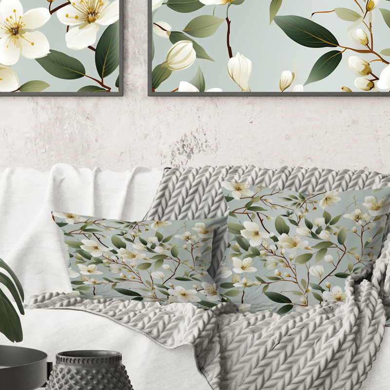 Coussin Minimalist Poppy Wonders I - Floral
