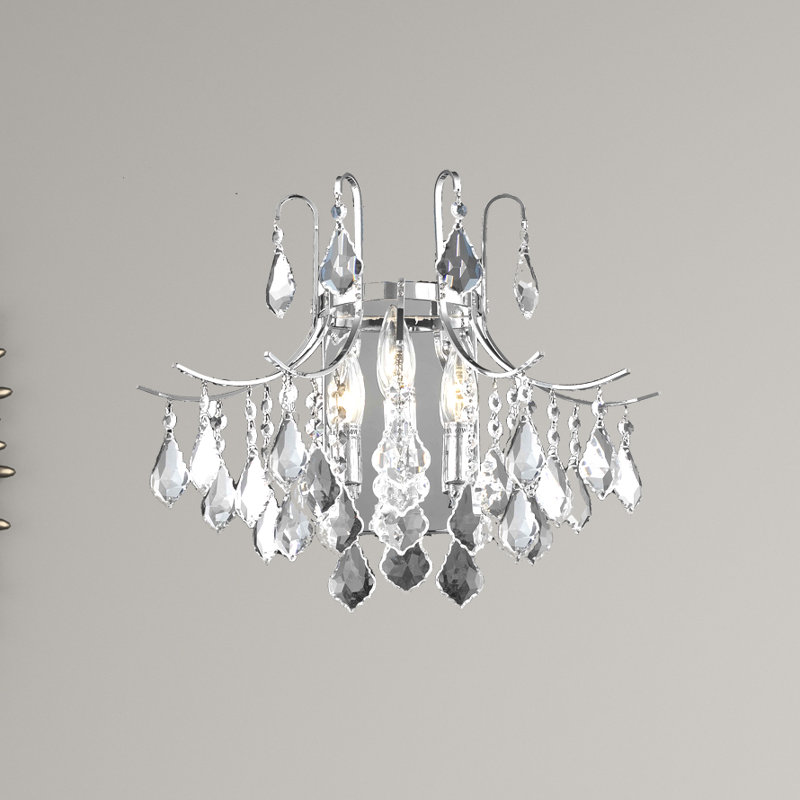 Hermanson Armed Sconce, Chrome