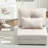 Adjustable Bedroom Home Living Area Couch: Folding Upholstered Bed, Beige Linen : Couch