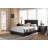 Yasmine Vegan Leather Platform Bed