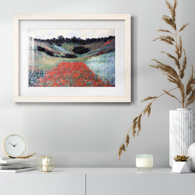 Champ de coquelicots à Giverny par Monet