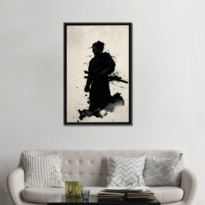 « samurai », impression sur toile