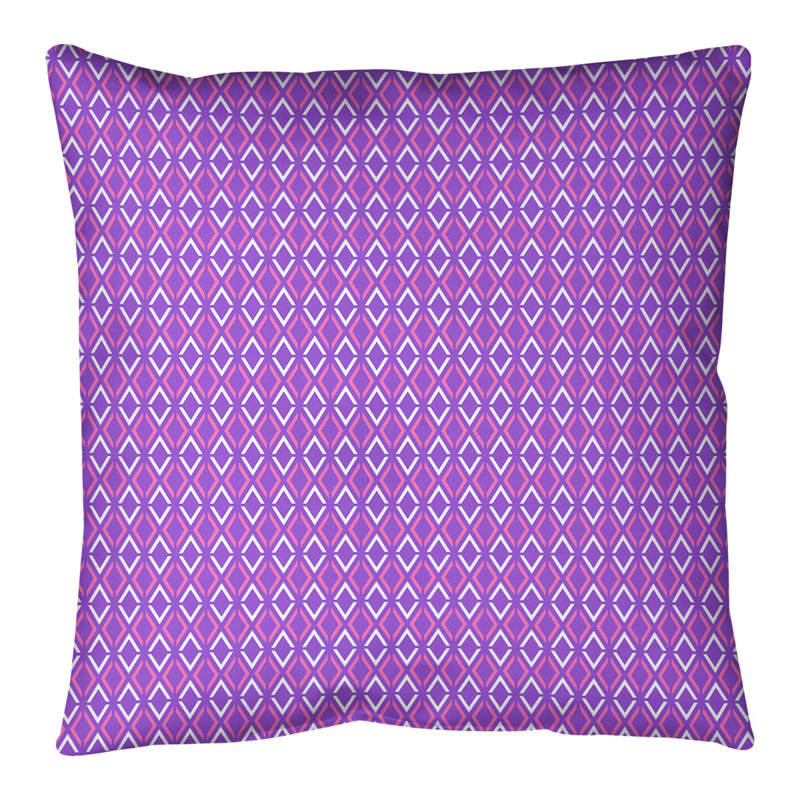 Coussin Katelyn Elizabeth, 28 po x 28 po, Mauve / Rose