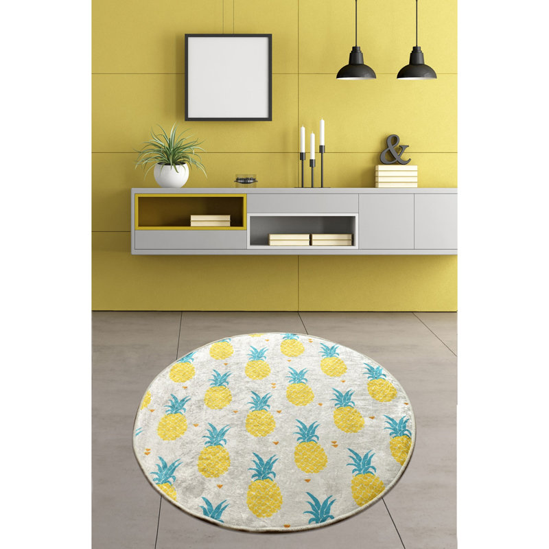 Tapis de bain de qualité supérieure, diamètre de 39,4 pouces, 100% polyester, antiallergique, anti-poussière et antitache, surface antidérapante | Lavable à la machine à 86 ° F, 700 g / m² | Doux et durable pour la sécurité et le confort de la salle de bain