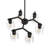 27Inch 6 - Light Geometric Chandelier-1805977927