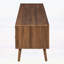 Meuble télé 76 po Modern Rattan Doors, meuble audio-vidéo en bois avec rangement, console média pour le salon