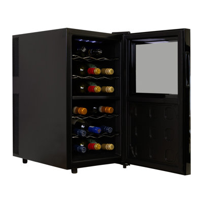 Koolatron Dual Zone 14" Freestanding 18 Bottle Wine Refrigerator on Fridge.com