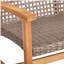 Causeuse Hampton Wood + Wicker