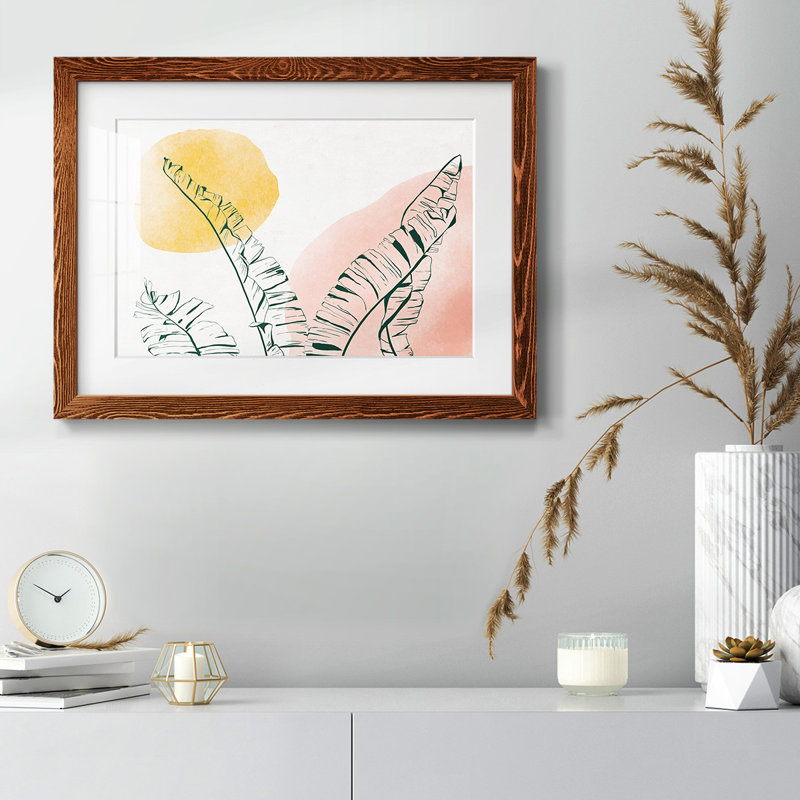 «Summer Warmth II», reproduction d'art encadrée, H 18 po x l 26 po x P 1,5 po, Érable