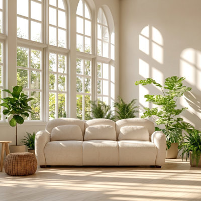 Christopher Knight Home® 78" W x 31.5" D x 30" H 3-Seater Boucle Sofa