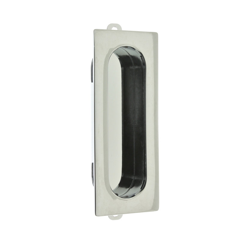Solid Brass Rectangular Latch/Catch/Bolt, Polished Chrome