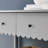 Emmeline 3-Drawer Scalloped Console Table In White-106714587