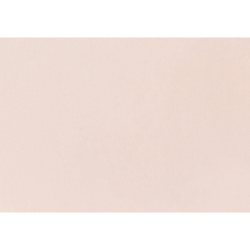 Grand lit contemporain en velours rose avec dossier et structure en métal