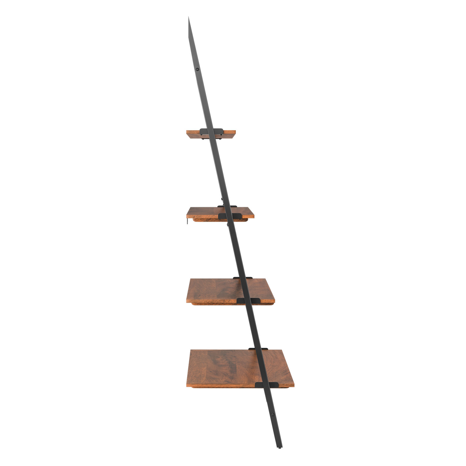 Innes 24 " Mango Bookcase, (4 Shelves) 74" H x 42" W x 18" D, Walnut