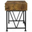 Bureau d'ordinateur et bibliothèque 2 pièces Rustic Nutmeg
