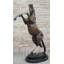 Statue de cheval sauvage Soliel en bronze