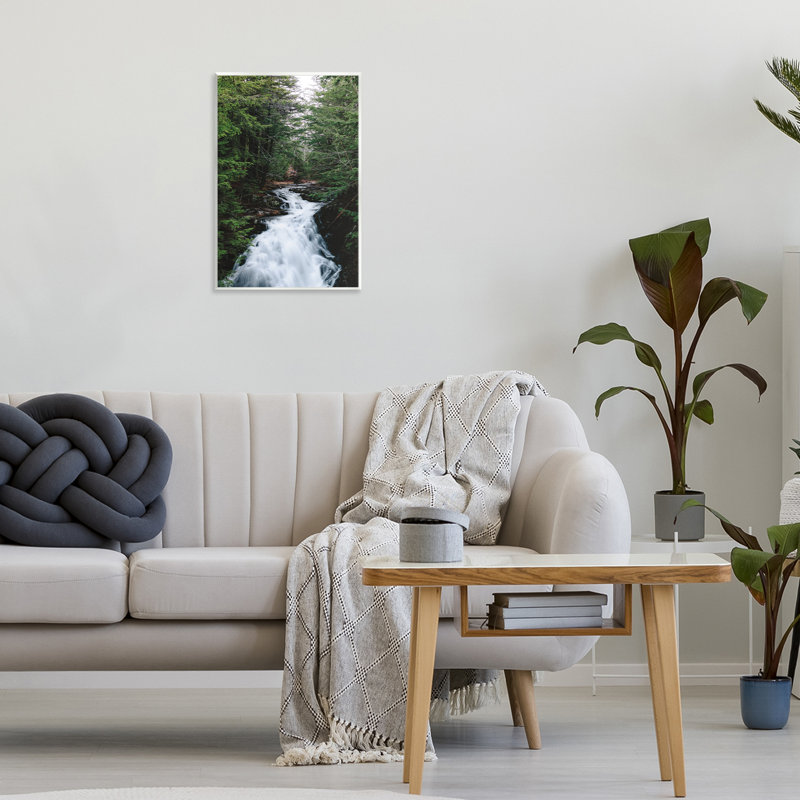 Plaque murale Endless Cascade Waterfall, design par Sean Greenough, H 15 po x l 10 po