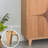 Solid Wood Storage Console Table-108830677