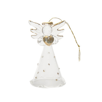 Mcdaniel 8cm Glass Hanging Figurine Ornament