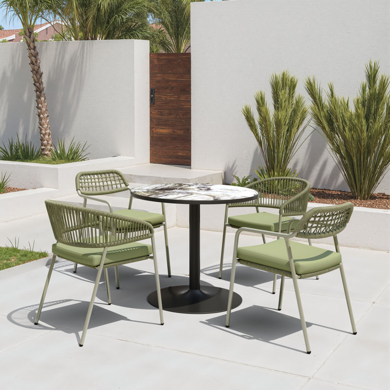 Ensemble de 2 chaises de salle à manger Rio (vert), Vert