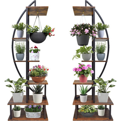 Amonette Free Form Multi-tiered Plant Stand by 17 Stories
