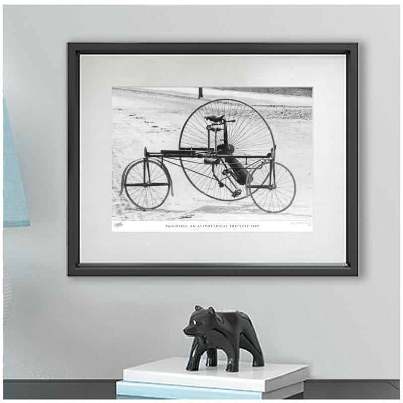 Paignton, An Assymetrical Tricycle 1889 by Francis Frith - Single Picture Frame Print, 40cm H x 50cm W x 2.3cm D
