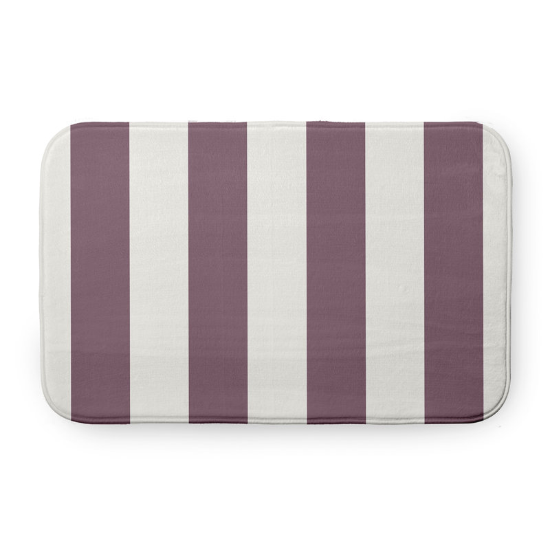 Tapis de bain Shameel, L 17 po x L 24 po, Mauve
