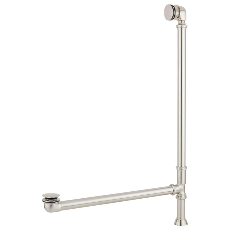 Raksha 60" Double-Wall Copper Soaking Tub with Included Overflow Drain and Foam Insulation
