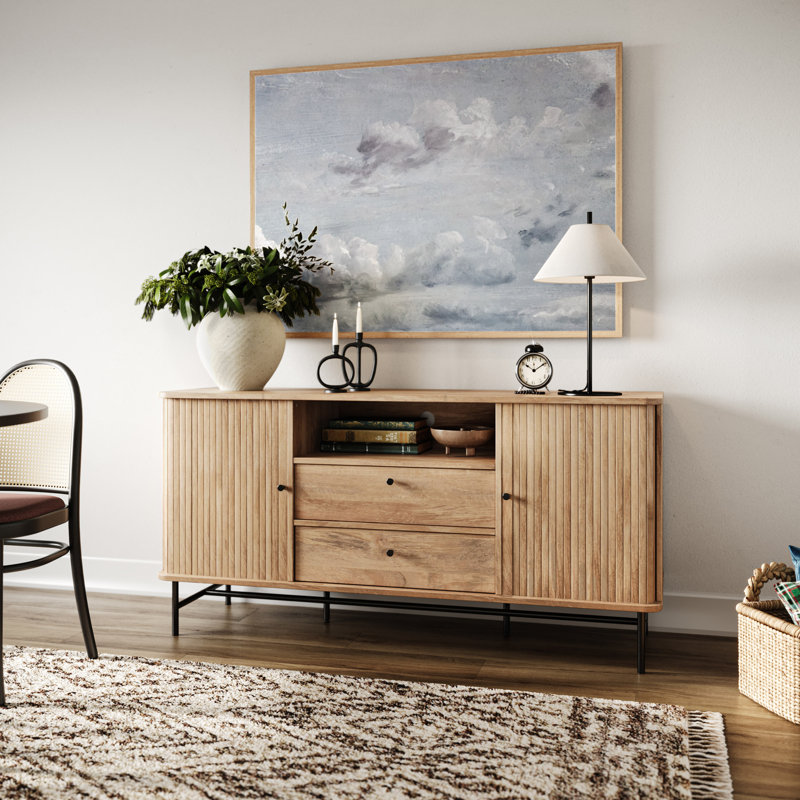 Buffet Brockie 59, Bois naturel
