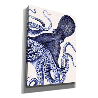 «Landscape Blue Octopus», impression sur toile tendue