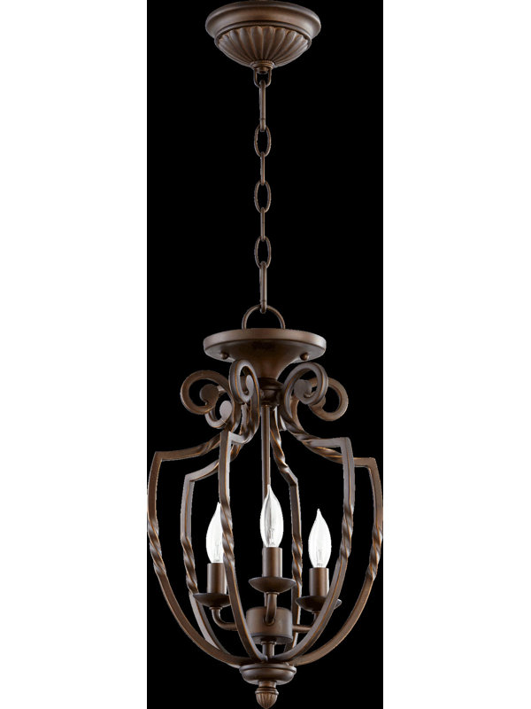Brisa 3 - Light Lantern Pendant, Oiled Bronze
