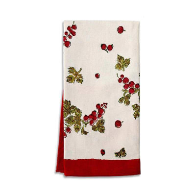 Gooseberry Floral Tea Towel