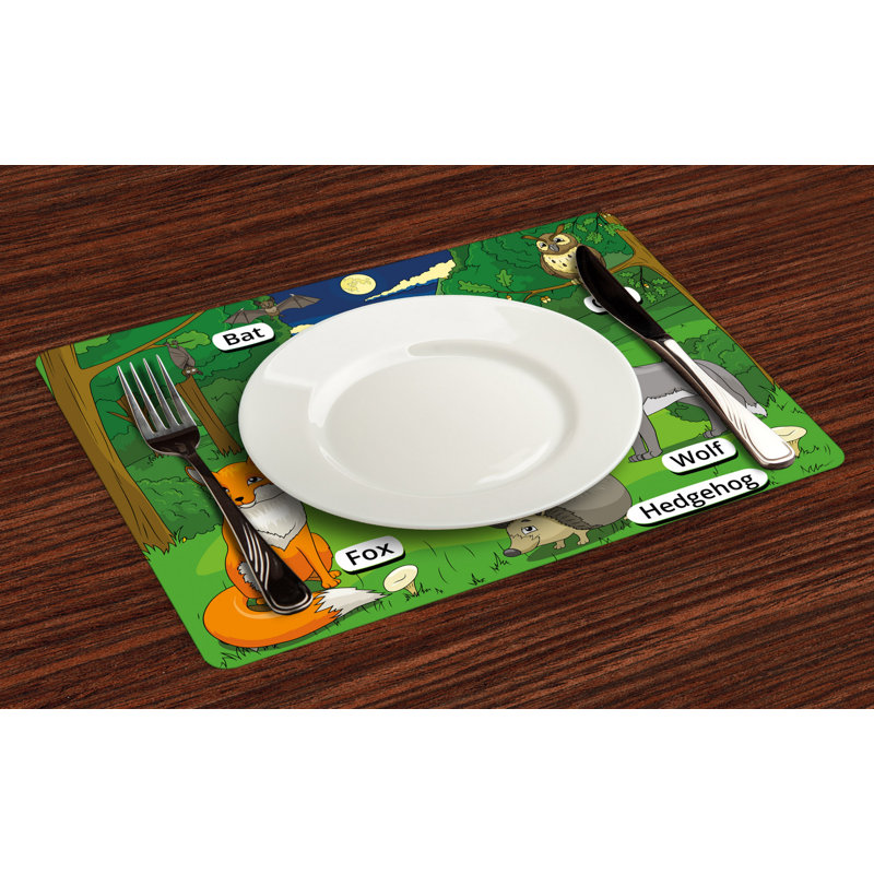 Polyester Kids Rectangle Placemat