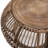 Felipe Rattan Drum Coffee Table